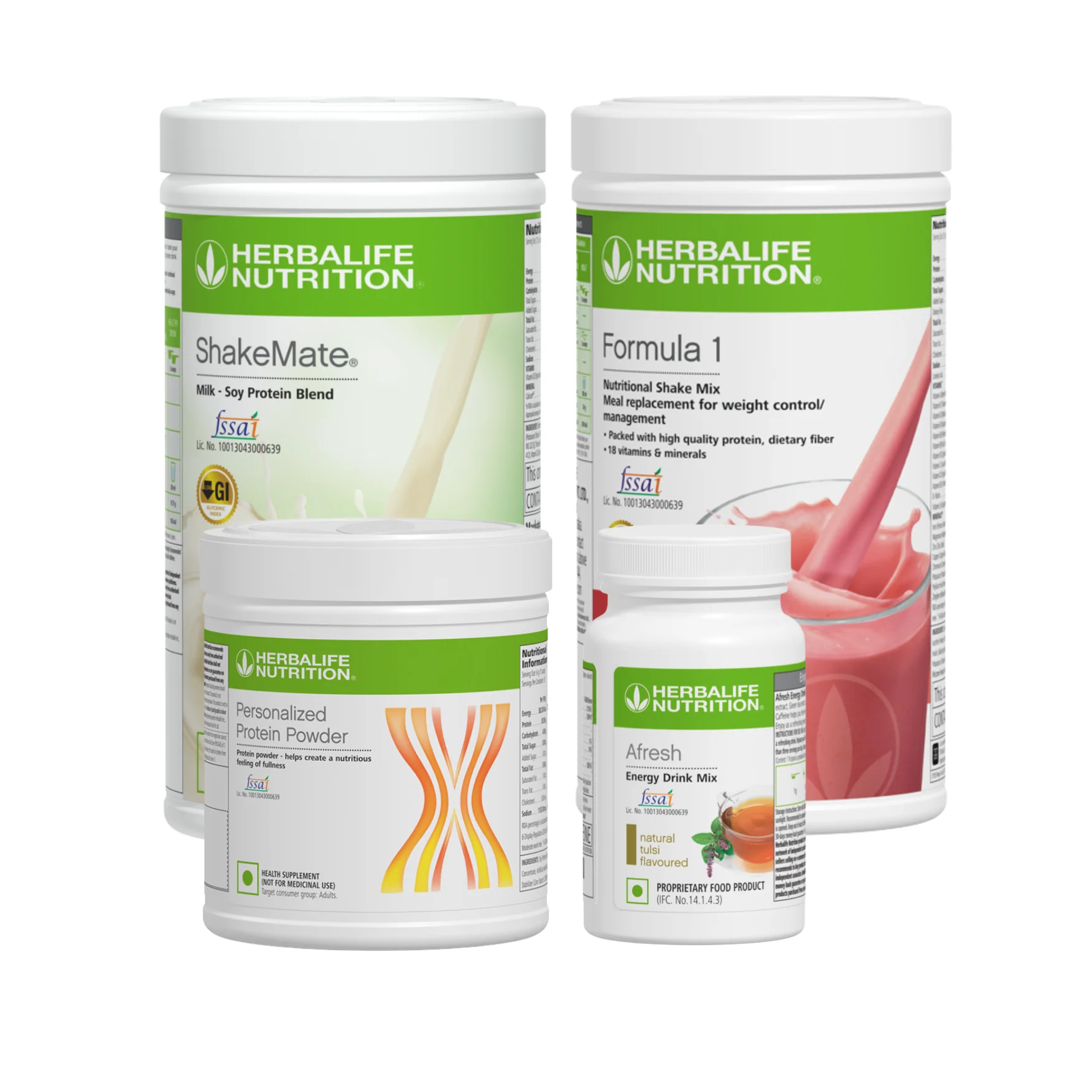 Herbalife Strawberry Shake + Protein Powder200g+ Shakemate +Afresh